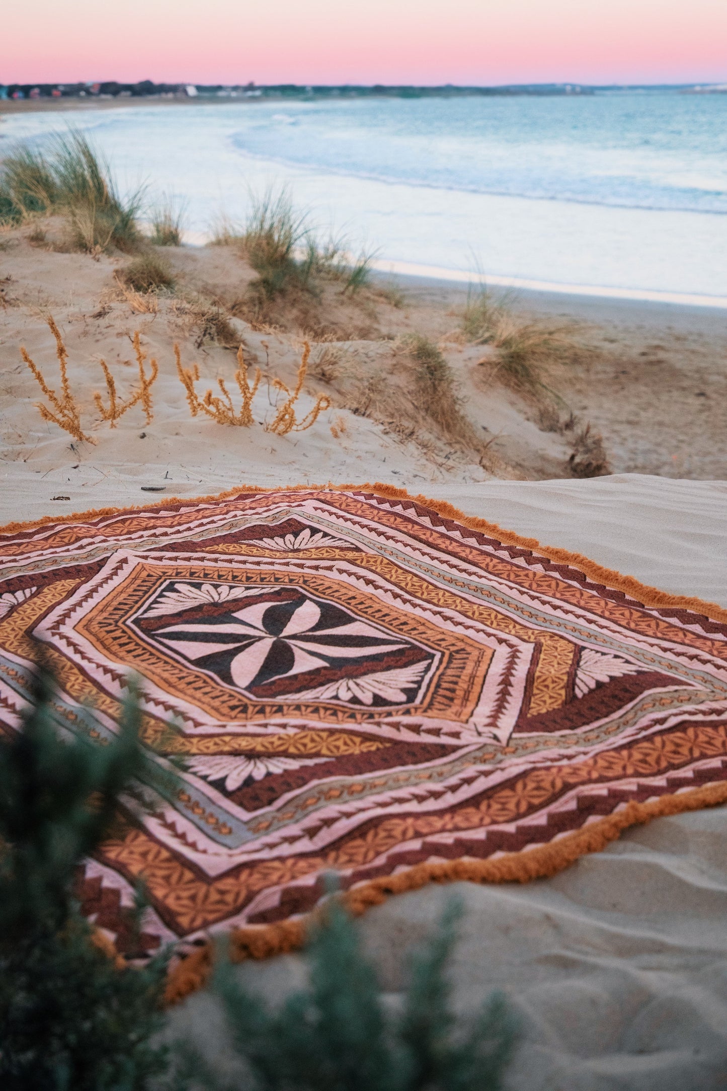 The Golden Throw Rug