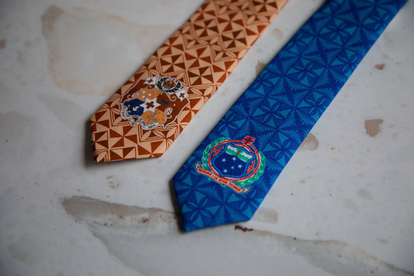 Cotton Tie - Tongan Emblem
