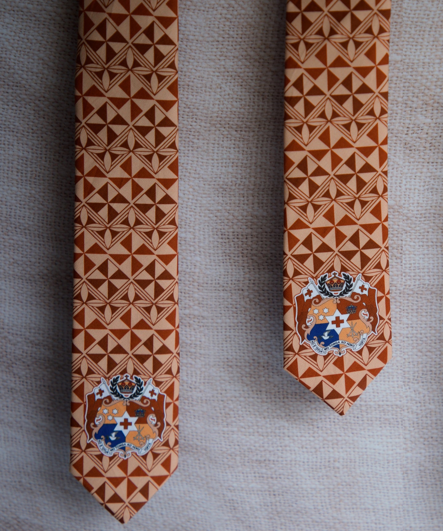Cotton Tie - Tongan Emblem