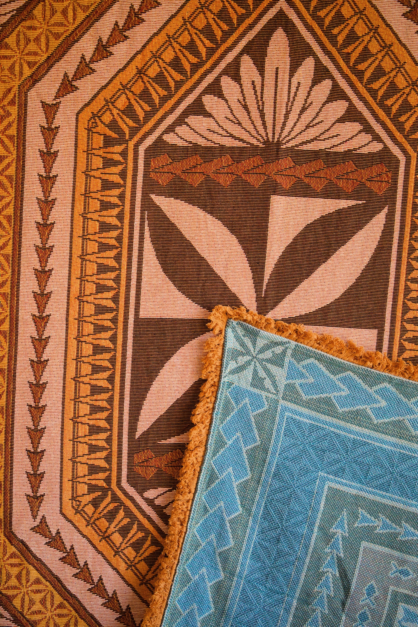 The Golden Throw Rug