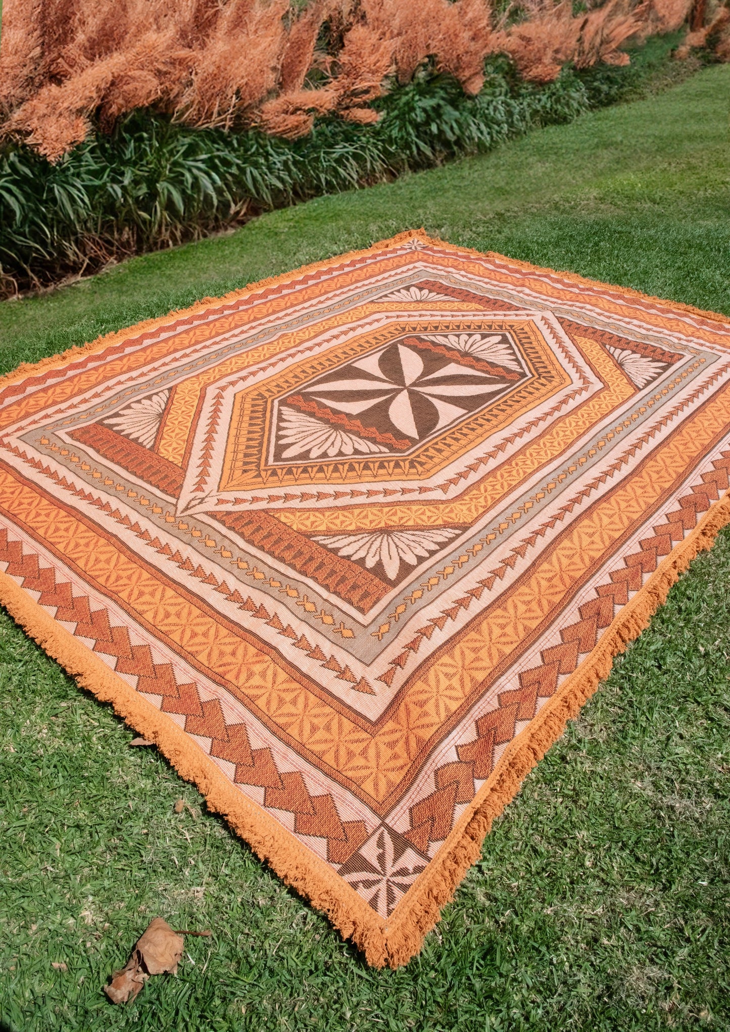 The Golden Throw Rug