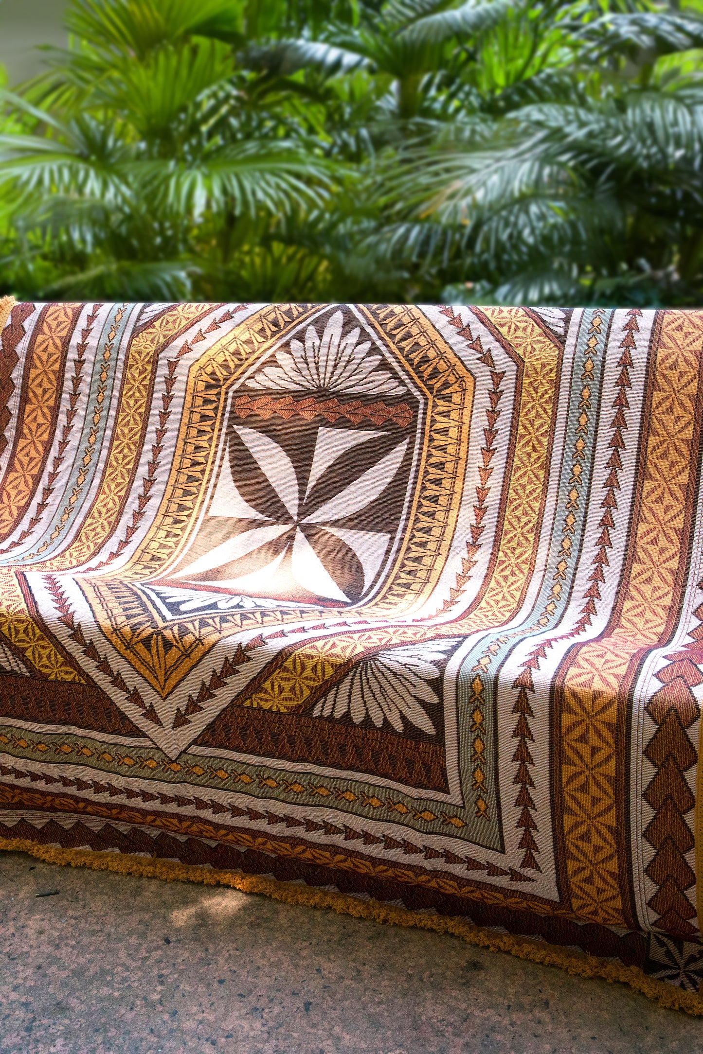 The Golden Throw Rug