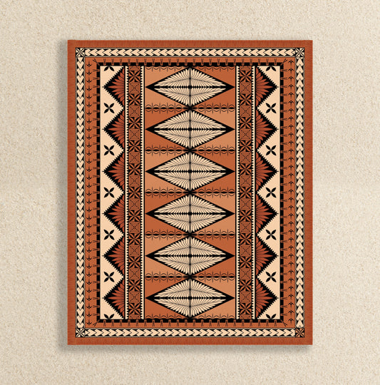 Ngatu Throw Rug